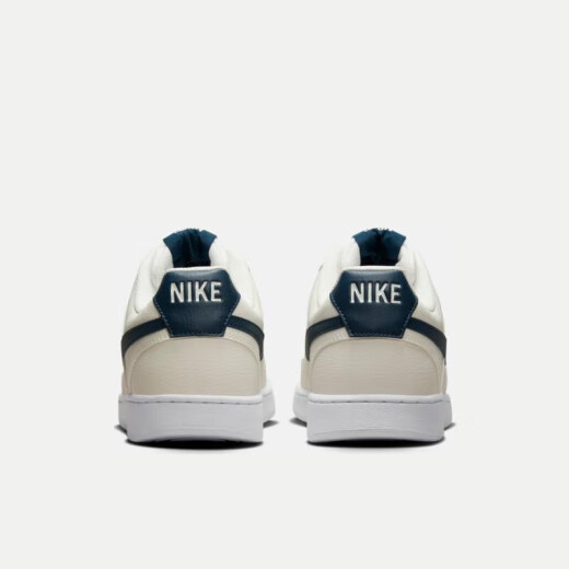 Nike Nike Casual Shoes Herrenschuhe 2025 Neues Gerichtsvision Low Top Leichte und komfortable Sportschuhe Skateboardschuhe HQ4867-101/Said White/Deep Sea Blue 44