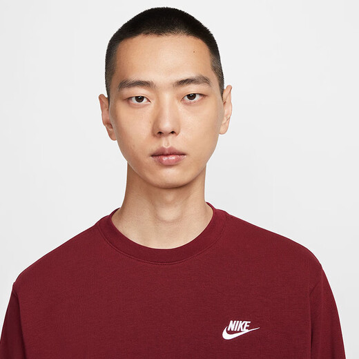 [90% nuevo] Nike Nike Men's Pulstover NSW Club CRW Año Nuevo Sweater Red BV2667-677 Red XL
