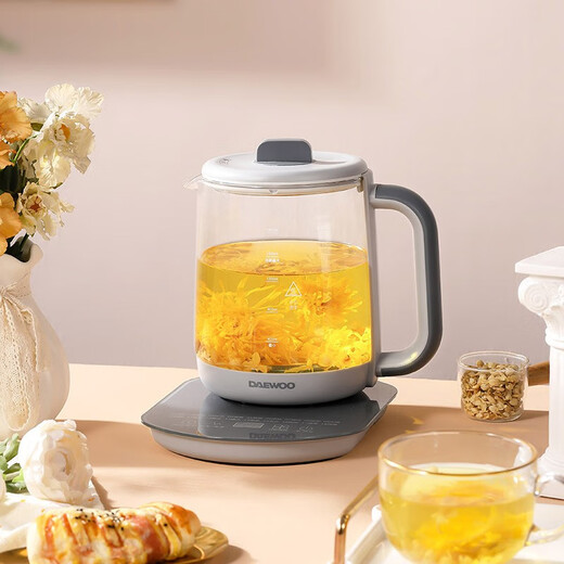 DAEWOO health kettle multifunctional household 1.8L large capacity kettle tea maker DYYS-18L80E deep space gray 1.8L