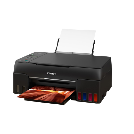 Canon G680 Couleur à jet d'encre 6 Couleur photo imprimante Colaire à encre Bin Ink Ink pour Office Wireless Remote Copier Scanning All-in-One G580 G680 Imprimée photo sans fil à six couleurs (Copie d'impression) Norme officielle (poubelle d'encre à 360 ml intégrée)