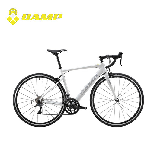 
CAMP RADON Road Bike Aluminum Alloy Shuntai 18 Speed ​​Race Bike Ring Brake Sports Racing Carbon Fiber Fork Bike Silver 18 Speed ​​500 Sizes