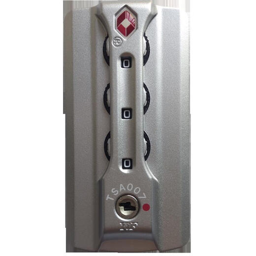 TSA007 Customs Bloqueo de bloqueo Bloqueo Bloqueo Bloqueo de aluminio Bloqueo Bloqueo Bloqueo Contraseña Accesorios de equipaje TSA13066 TSA13066B Tres hoyos Silver One