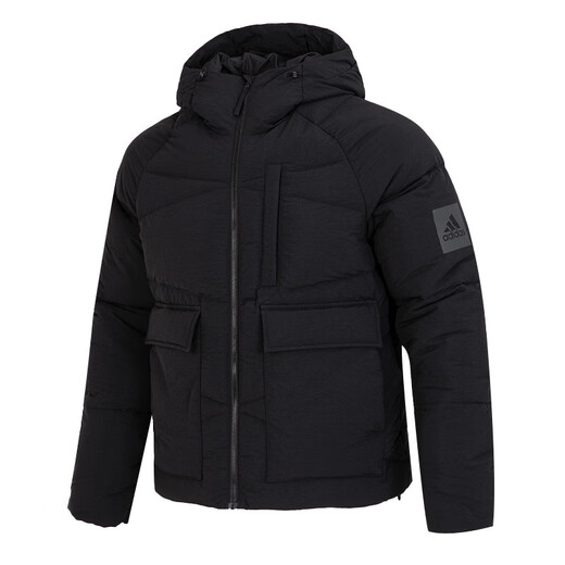 Adidas Herrenkleidung, neue winddichte und warme Sportbekleidung im Freien, modische Kapuzenjacke, Jacke, HN9930 XL
