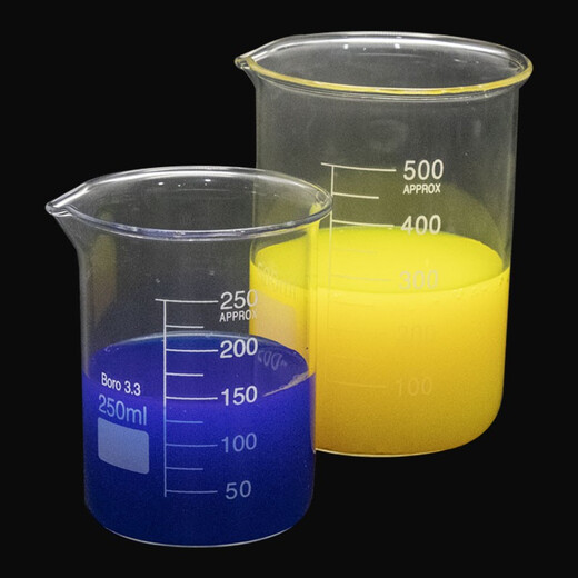 Hasdick glass beaker set 25ml-1000ml transparent beaker glass rod high temperature resistant heatable laboratory glass beaker 8 beakers + 4 glass rods Hasdick glass beaker set 25ml-1000ml transparent beaker glass rod high temperature resistant heatable laboratory glass beaker 8 beakers + 4 glass rods