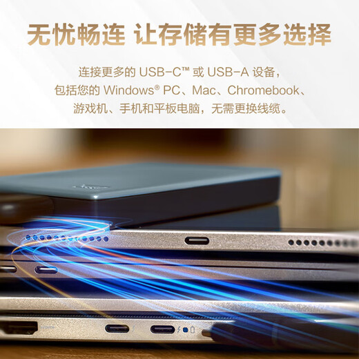 Western Digital (WD) mobile Festplatte USB3.0 My Passport Begleitversion 2,5-Zoll mechanische Festplatte Mobiltelefon Computer externe Festplatte 2 TB kompatibel mit Mac Grau offizieller Standard