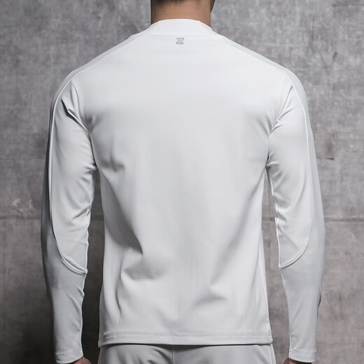 Lutielang Cardigan Zipper Sports Jacket Men's Sports Student Baseball Uniform Cycling Suit Stand Collar Jacket Fitness Training Black XXL