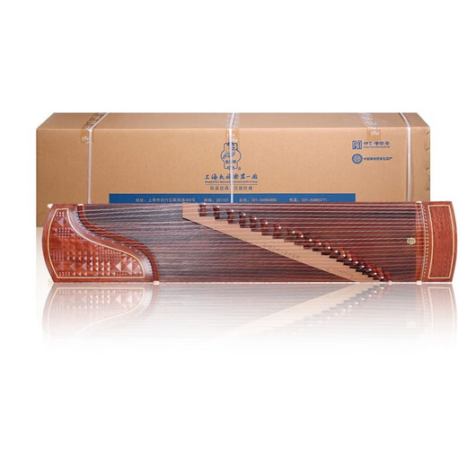 Dunhuang Brand Guzheng 694KK Série Banana Window Night Speech Mahogany débutant Performance Grading Guzheng Qin Shanghai Folk Musical Instrument Factory 21694ff Qianyan Jingxiu (ensemble complet de packages cadeaux)