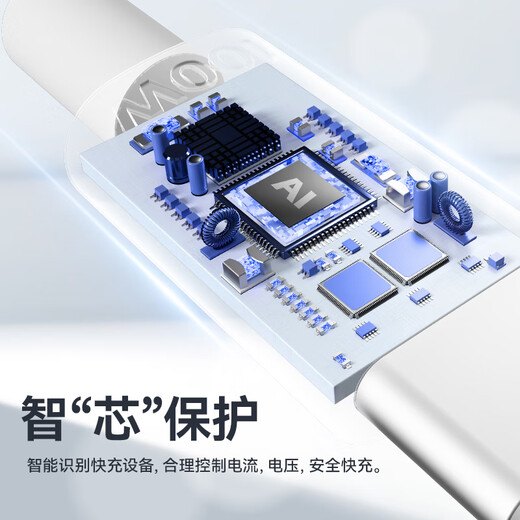 Jingdong-made double-head type-c data cable PD100W fast charging cable Apple charging cable car charging cable 5A Apple 17/16 Huawei Honor Xiaomi mobile phone notebook tablet available