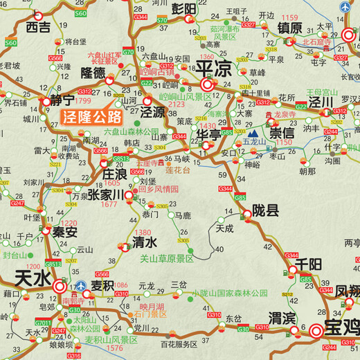2024青海甘肃甘南大环线315国道敦煌张掖西宁兰州自驾游攻略地图 青甘+西部+新疆+西藏