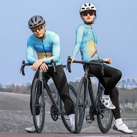 West Biking (WestBiking) bicycle cycling pants cycling trousers spring and summer men and women sponge pad shorts mountain road bike breathable cycling suit black trousers [men's style] L
