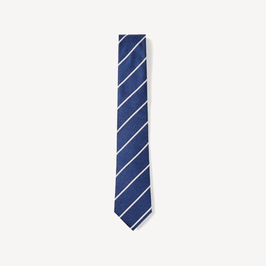 HLA Heilan Home Tie Men's Autumn Business Casual Atmosphere Striped Arrow Type Tie HZLAD3R043A Navy Stripe (43) 145CM7CM