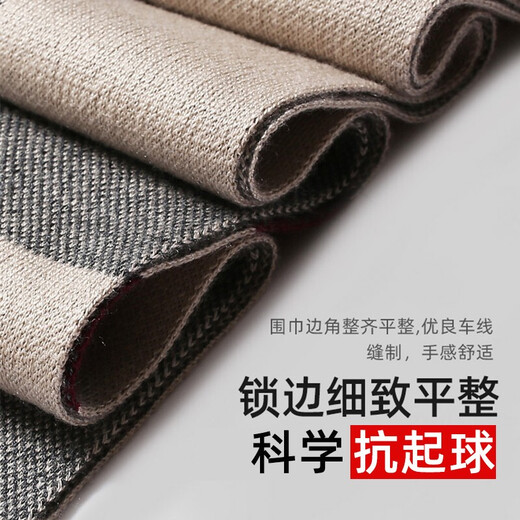 Woodpecker (TUCANO) scarf for men with cashmere winter thickened warm wool men's scarf versatile neck scarf birthday gift gift box