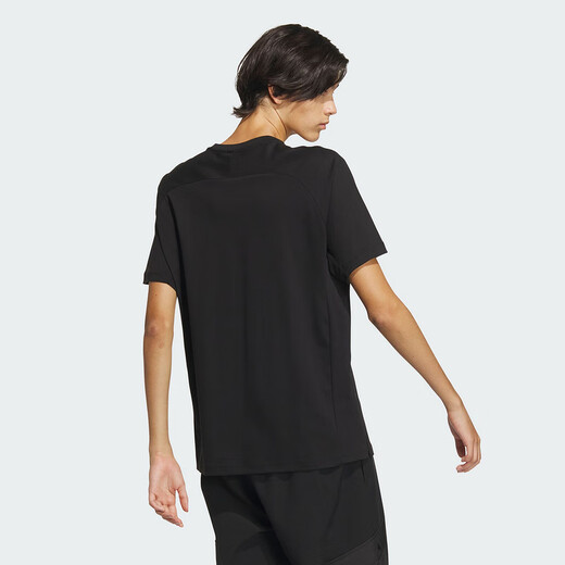 阿迪达斯 （adidas）2024夏男子纯棉宽松透气舒适圆领运动短袖T恤 IT3937 XXS (90)
