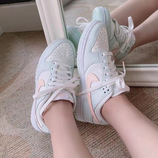 耐克（NIKE）女鞋 Dunk Low 休闲低帮休闲板鞋DD1503-600海外直邮 DO2326-001 灰银白 35.5