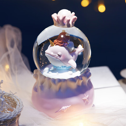 色豆（SEDOU）水晶球音乐盒八音盒生日礼物女生送男孩女孩7-14岁儿童玩具