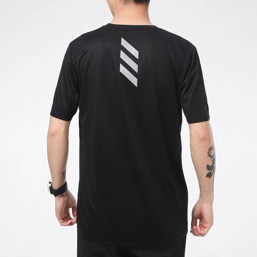 阿迪达斯 （adidas）男装 运动休闲纯棉圆领透气短袖T恤上衣GP4885海外直邮 HI3291 XXL