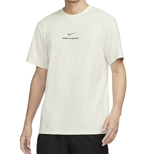 耐克（NIKE）短袖T恤男士2025夏季新款运动服舒适透气圆领衫休闲上衣 HF6169-133白色 XL