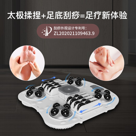 CLORIS National subsidy 15% German ultraviolet sterilization foot bath, thermal moxibustion knee-warming foot bath bucket, automatic massage deep bucket electric heating foot bath, gift for parents, elegant black, ultraviolet sterilization + patented scraping + anti-leakage + double-layer bucket wall