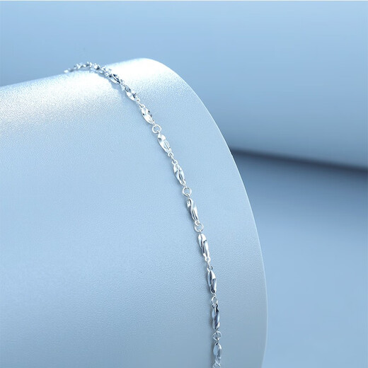 ZLF (ZLF) PT950 platinum bracelet for women, platinum simple and versatile twist bracelet, 16cm+2cm tail chain - 2.59g pt950