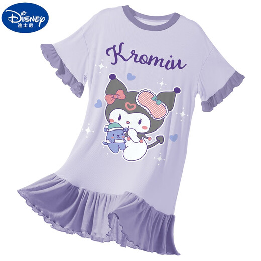 
Disney children's pajamas, big children, girls nightgowns, thin summer, modal, little girl, parent-child mother and daughter 2025 new summer 1MST10512 size 12 size (120130)cm (12 size (12013
