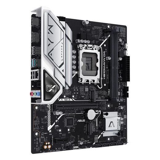 华硕（ASUS）H610M-AYW D4主板 支持 CPU G6900/12400F/12100F/13100F（Intel H610/LGA 1700） 