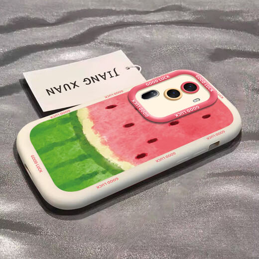 Летние фрукты, подходящие для корпуса мобильного телефона Opporeno11 Reno11pro New Reno9 Transparent 7Se Green Ron Puff Shell [частичный лак] -Antique White-NM12808 Summer Powder Oppo Reno12