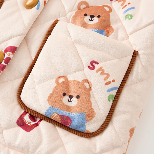 Fenton children's pajamas, women's quilted pajamas, big children's parent-child autumn and winter anti-static surface girls' home clothes set Q9J2470269