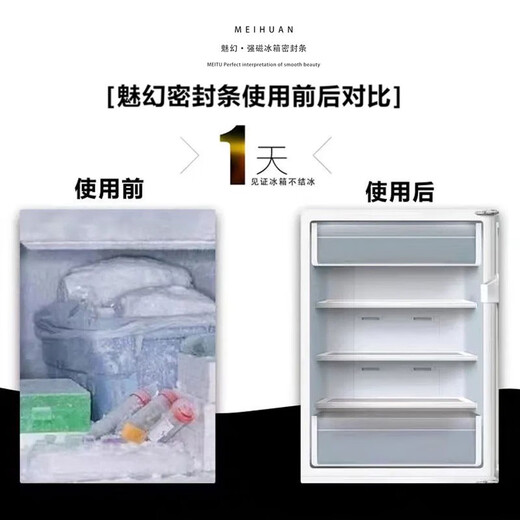 Charming Kungfu is suitable for Haier refrigerator seals, door strips, original universal accessories, freezer magnetic door seals, seals, home BCD suction magnetic strips, leather strips, upper, middle and lower rubber rings, Haier/Haier gray seals (for white, please contact customer service) upper door + middle door + lower door seal message model