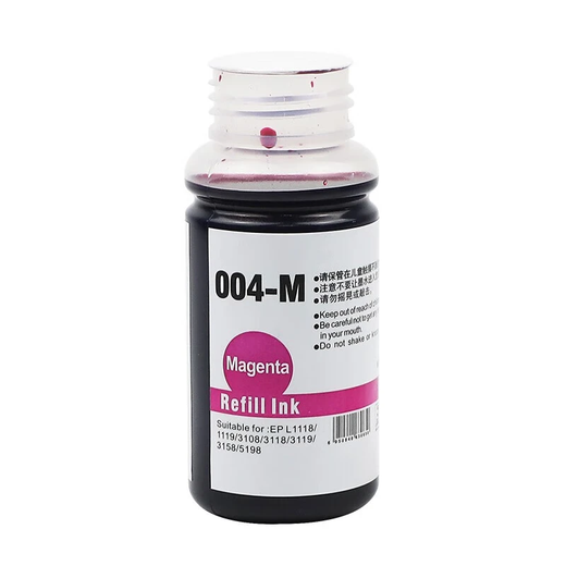 
Jingcheng is suitable for Epson 004 ink L3251 L3258 L3255 L3153 L3118 3158 printer ink [27000 pages]004 Four-color ink set 280ml