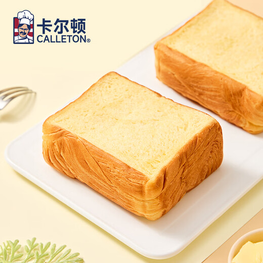 卡尔顿（Calleton）厚切牛乳黄油吐司早餐面包糕点心下午茶休闲零食超一斤600g