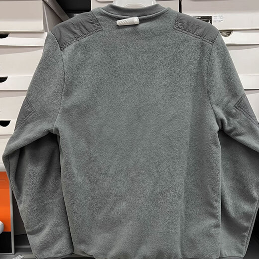 耐克（NIKE）卫衣外套男士秋冬款摇粒绒运动服保暖休闲圆领套头衫上衣 DD4855-068灰色 2XL