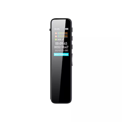 TDAEG recording pen with high definition noise reduction student class meeting recording tool to text long standby MP3 Cool Black Flagship Edition + Free to text 4GB