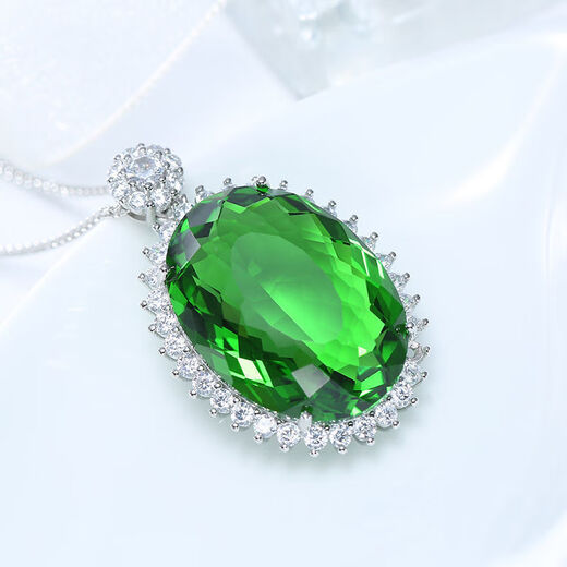 Jin Shi Tong Lao Phoenix 999 sapphire ruby peridot topaz large carat colored gem pendant sterling silver inlaid red gem pendant comes with chain