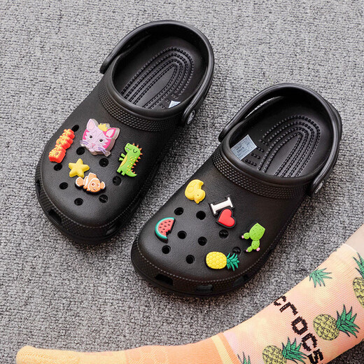 卡骆驰（crocs）洞洞鞋男女鞋经典Clog一脚蹬穿休闲鞋沙滩凉拖鞋10001TZ