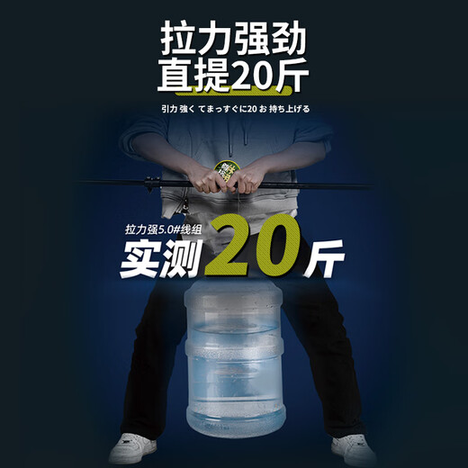 SIMAGO Ximanduo fishing line main line set complete set of imported finished products tied with nylon spotted line 4.5 meters No. 1.0