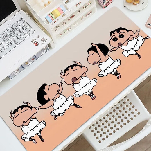 
Long mouse pad Crayon Shin-shirt super large computer desk pad high-value keyboard pads dirt-resistant and washable students ZZ-2694/Shin Shin-shirt 100cm*50cm Thick 3mm