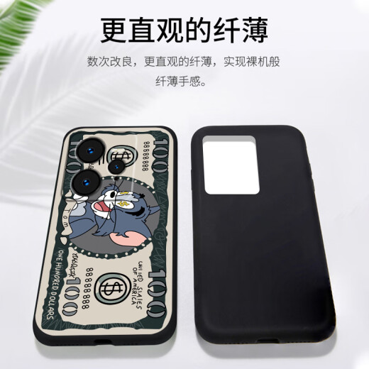 Jionghai Realme GT7 Pro mobile phone case suitable for Realme gt7 protective case RMX5010 silicone full-pack lens anti-fall ultra-thin matte cartoon new ins soft shell case Realme GT7 [USD Tom] with protective film