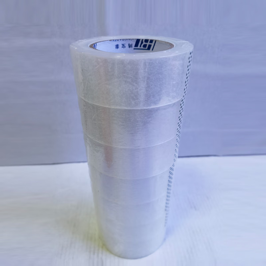 
Mai Yi Hongbaotai box sealing tape large roll tape wide tape express package transparent sealing tape package whole box transparent 50 width 19#13554 roll