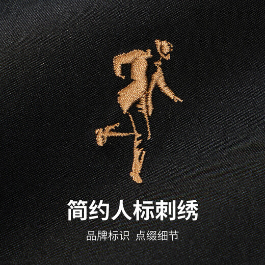 Dances with Wolves 90 duck down + graphene lining windproof baseball uniform casual men's jacket 001 black 170