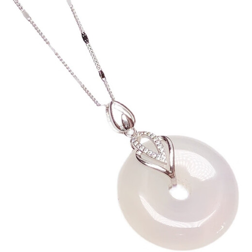 Fat Donglai's same Buddha buckle head 18k gold safety buckle clip buckle jade jade buckle necklace connecting head buckle hanging white gold