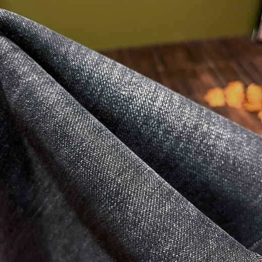 2025 spring and summer elastic elastic waist tether thin jeans men's loose small feet harem pants drawstring dad pants trendy 8802 black thin 38 (recommended 185-210Jin [Jin equals 0.5 kg])