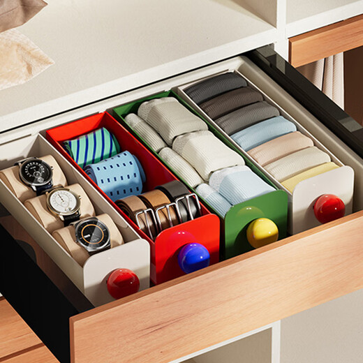 Fan Ye's 3-pack underwear and socks storage box drawer-type home wardrobe dust-proof clothes and sundries dormitory organizer desktop