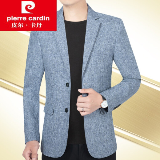 Pier Cardin brand men's clothing Spring and autumn new suit middle-aged men's business casual blazer trendy men's decoration body 3291 beige XL