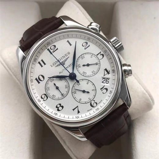 [Second-main 95 NOUVEAU] LONGINES FAMOING CRAFT Series 2.693.4.78.3 Montre de montre mécanique automatique pour hommes Watch célèbre de luxe 44 mm (pas d'attachement)