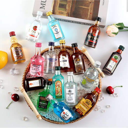 Farero Whisky Store Store Bartent 50 мл небольшого винного издания иностранная ликерная спиртная ликер мини-маленькая бутылка готовый коктейльный набор