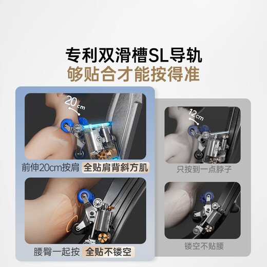 Westinghouse CE certified S570 home smart electric massage chair full body massager shoulder, neck, waist and back kneading fully automatic space capsule sofa 2025 top ten massage chair brands Phantom Gray the first choice for family relaxation and cost-effectiveness