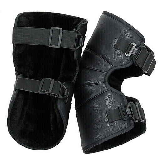 Cavalry company (cavalry) winter riding motorcycle knee pads electric vehicle warm leg guards for men and women windproof and cold protection equipment short style