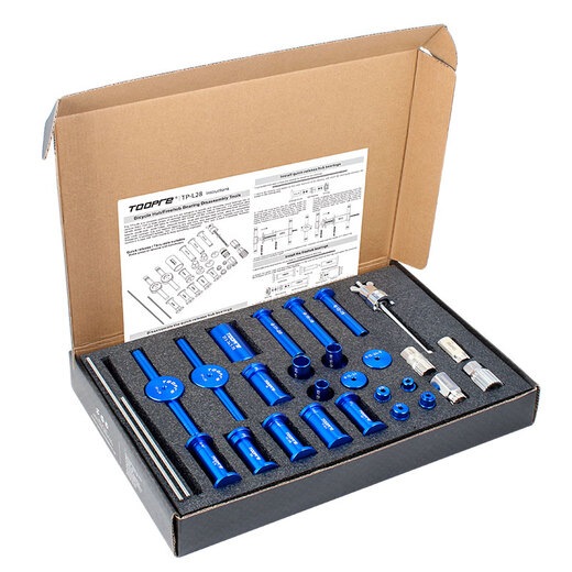 TOOPRE bicycle drum Peilin bearing removal tool Mountain bike tower base installation press-in tool set TP-L28 blue