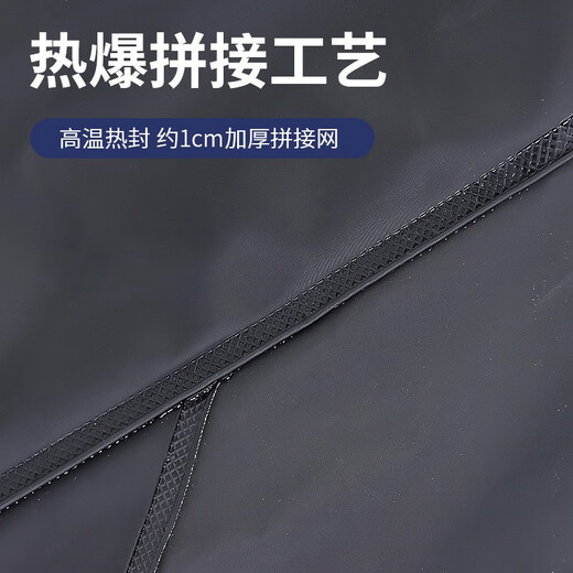 Xionghuo thickened waist-length waders, half-length fishing rain pants, men's one-piece rain boots, waterproof clothes, water fork pants, wear-resistant, black 85 silk waders, size 42