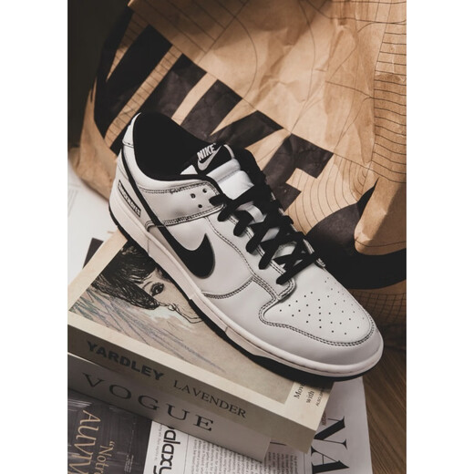 Nike (NIKE) custom sneakers Dunk Low Line Panda Classic Trendy Versatile Shoes DD1391-100 DD1391-100 Line Panda Custom sneakers are not 40.5